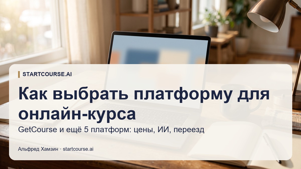 Платформа для онлайн-курсов в 2026 году: сравнил GetCourse и ещё 5 по цене, ИИ и приёму оплаты